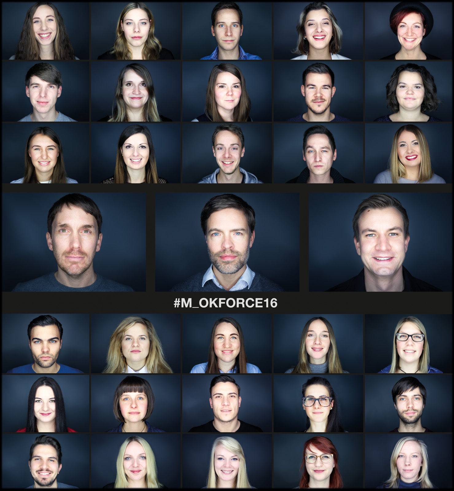 Headshot Image of all Master Online Communication Students
