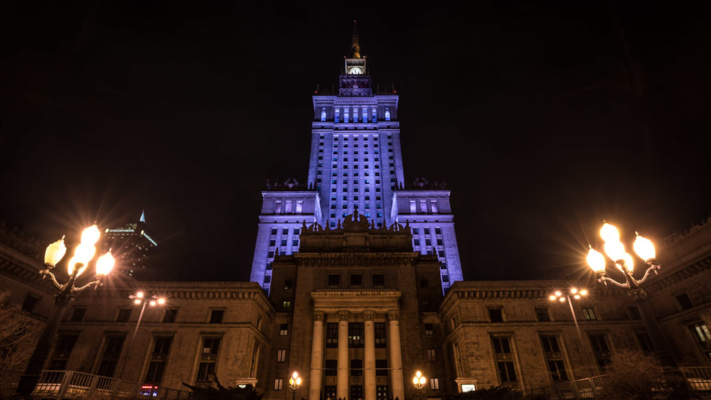Architecture in the city centre: The Palace of Culture