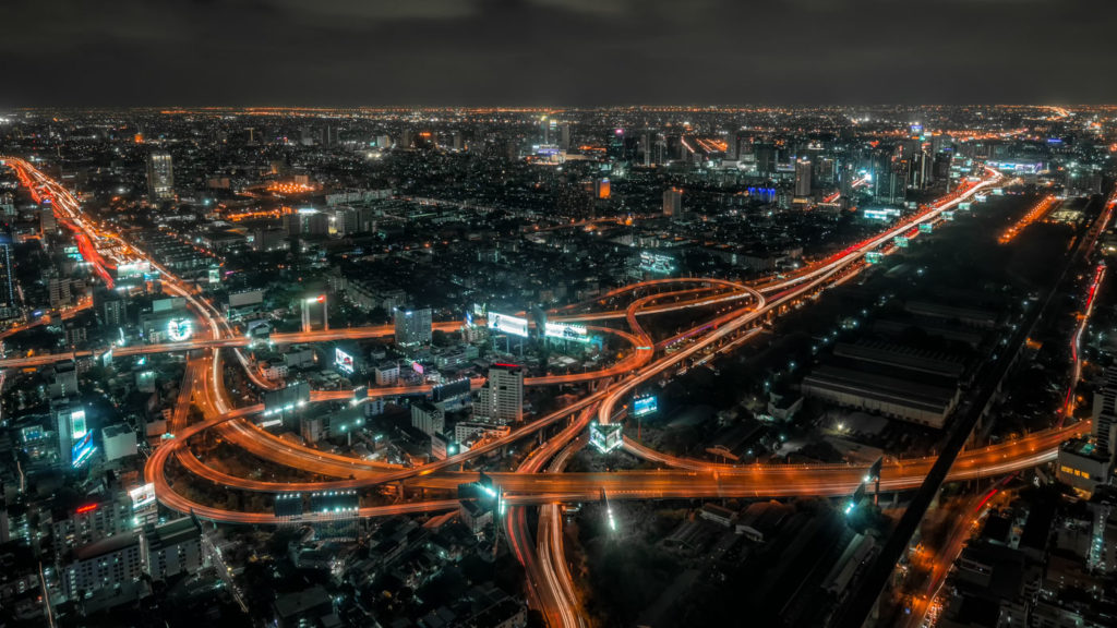 City Photography: Downtown Bangkok at Night