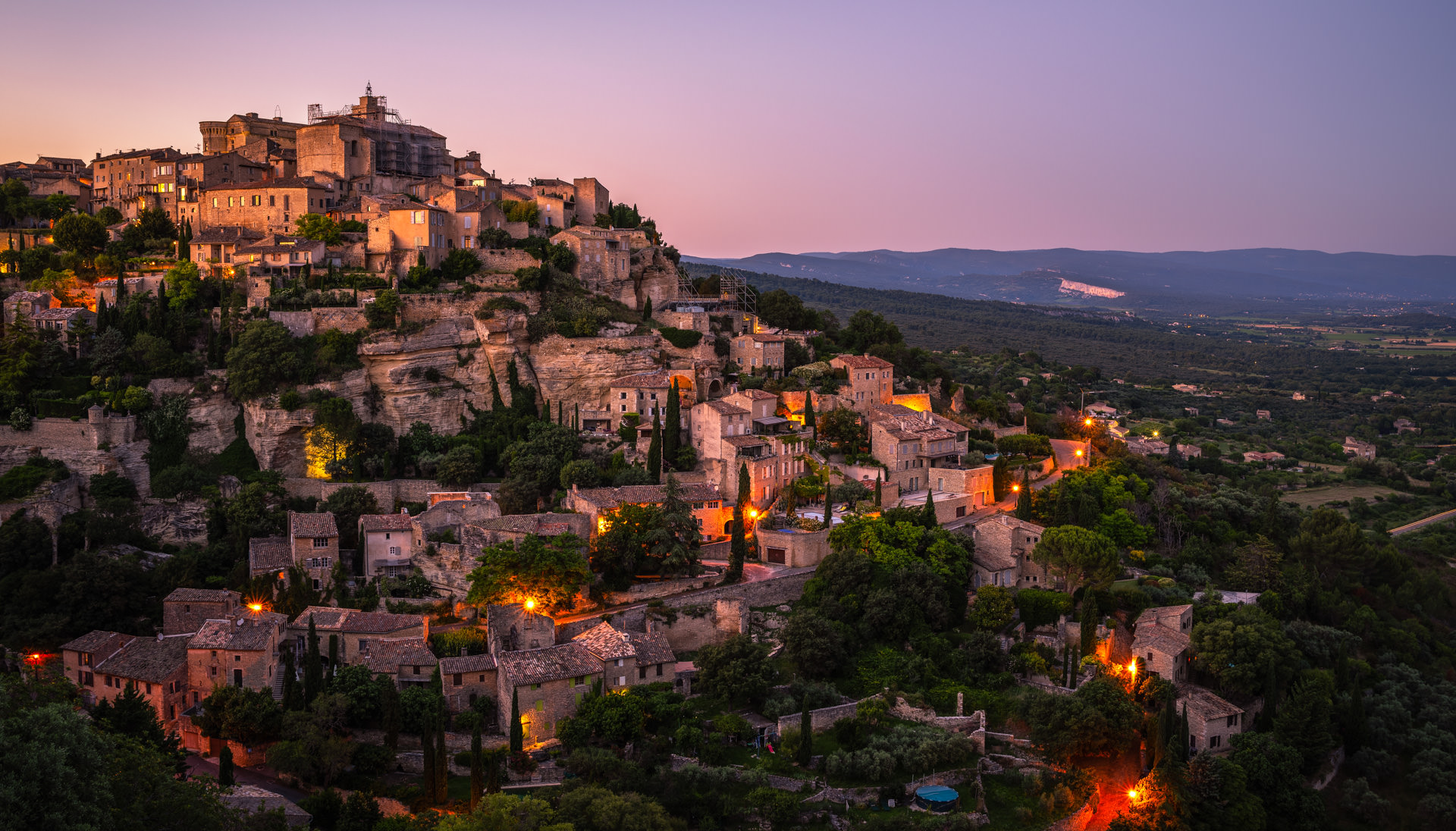 Village of Gordes during Sunset, Provence