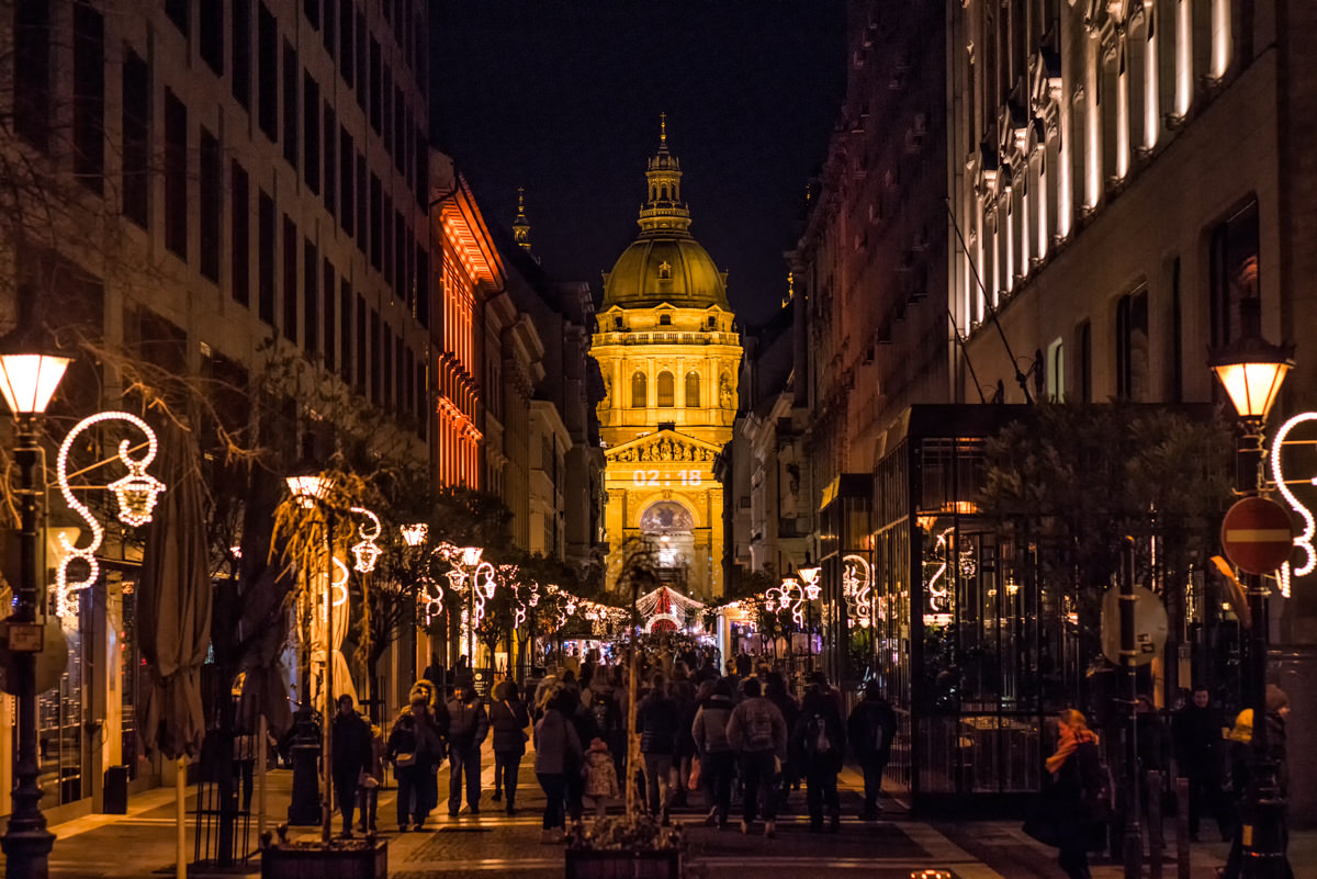 The Christmas Market, one of the places you have to see in Budapest: