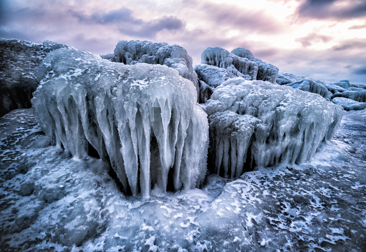 Ice Formations at the Coast of Sassnitz