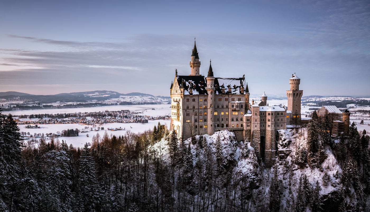 Winter am Schloss Neuschwanstein - Landschaftsfotografie